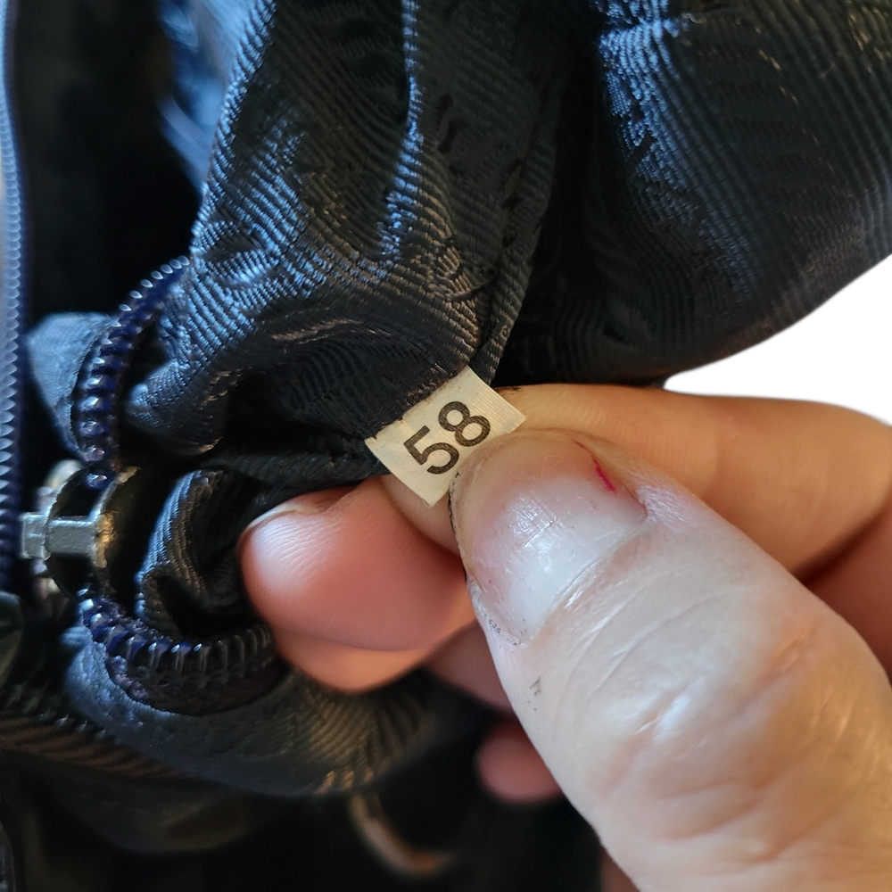 Prada Navy and Black Women's Satchel - Picture 11 of 15